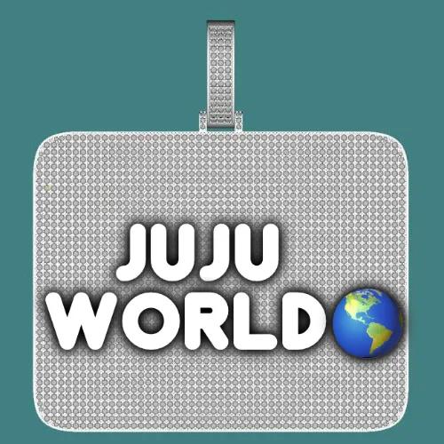 CUSTOM LETTER NECKLACE 3D BIG SQUARE sold by The GUU Shop