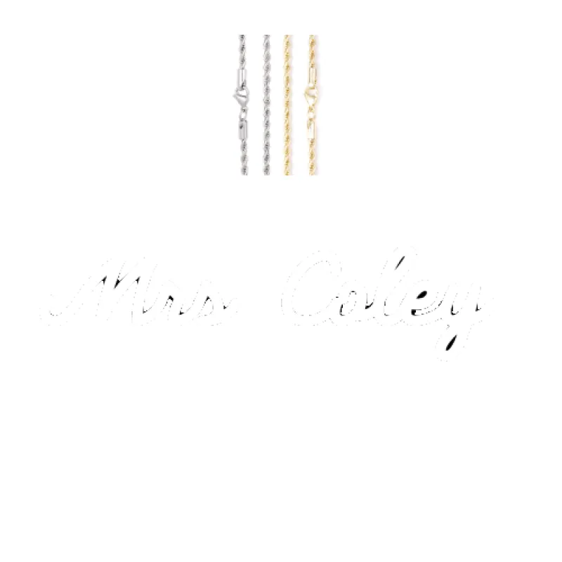 Script Custom Letter Necklace made by The GUU Shop