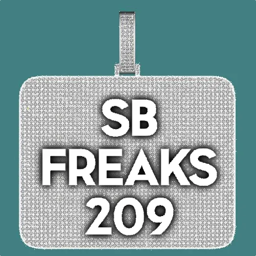 CUSTOM LETTER NECKLACE 3D BIG SQUARE sold by The GUU Shop