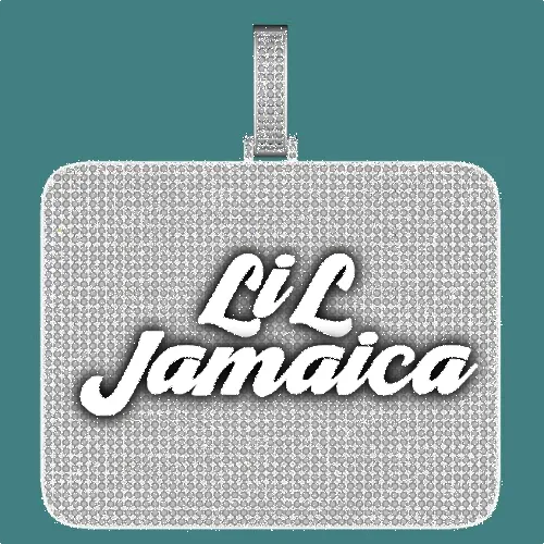 CUSTOM LETTER NECKLACE 3D BIG SQUARE sold by The GUU Shop