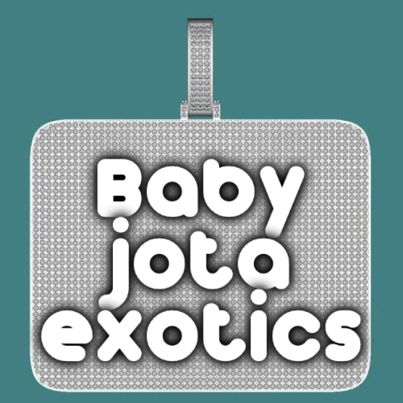 CUSTOM LETTER NECKLACE 3D BIG SQUARE sold by The GUU Shop