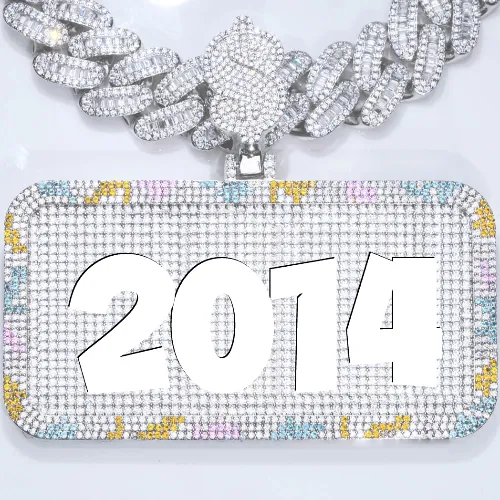 CUSTOM LETTER NECKLACE 3D COLORFUL SQUARE sold by The GUU Shop