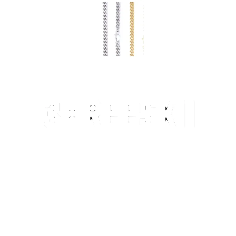 Custom Letters Baguette Two Layer Necklace made by The GUU Shop