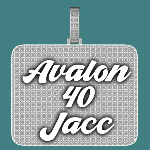 CUSTOM LETTER NECKLACE 3D BIG SQUARE sold by The GUU Shop