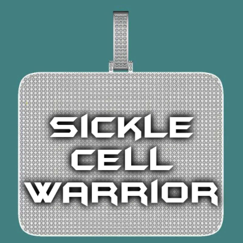 CUSTOM LETTER NECKLACE 3D BIG SQUARE sold by The GUU Shop