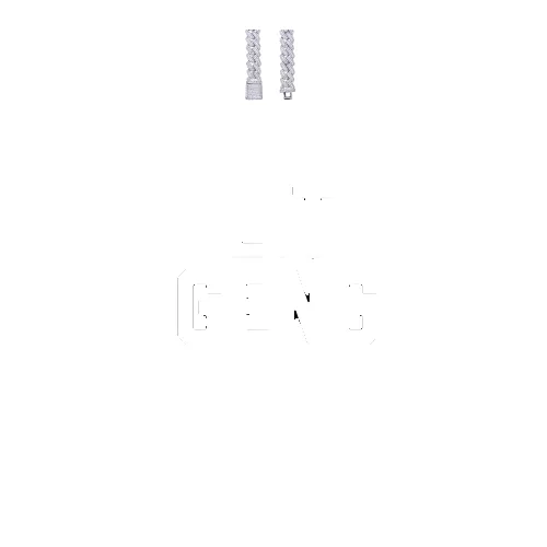 Custom Letters Baguette Two Layer Necklace sold by The GUU Shop