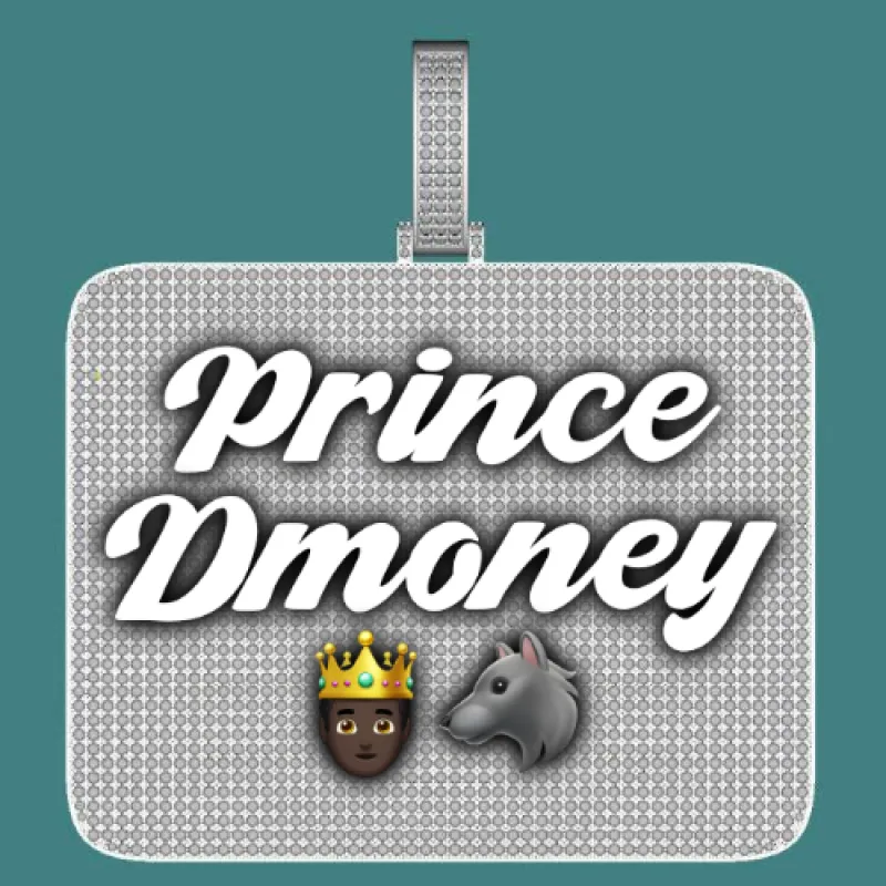 CUSTOM LETTER NECKLACE 3D BIG SQUARE sold by The GUU Shop