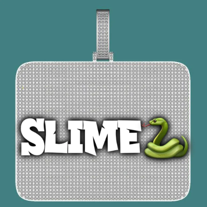 CUSTOM LETTER NECKLACE 3D BIG SQUARE sold by The GUU Shop