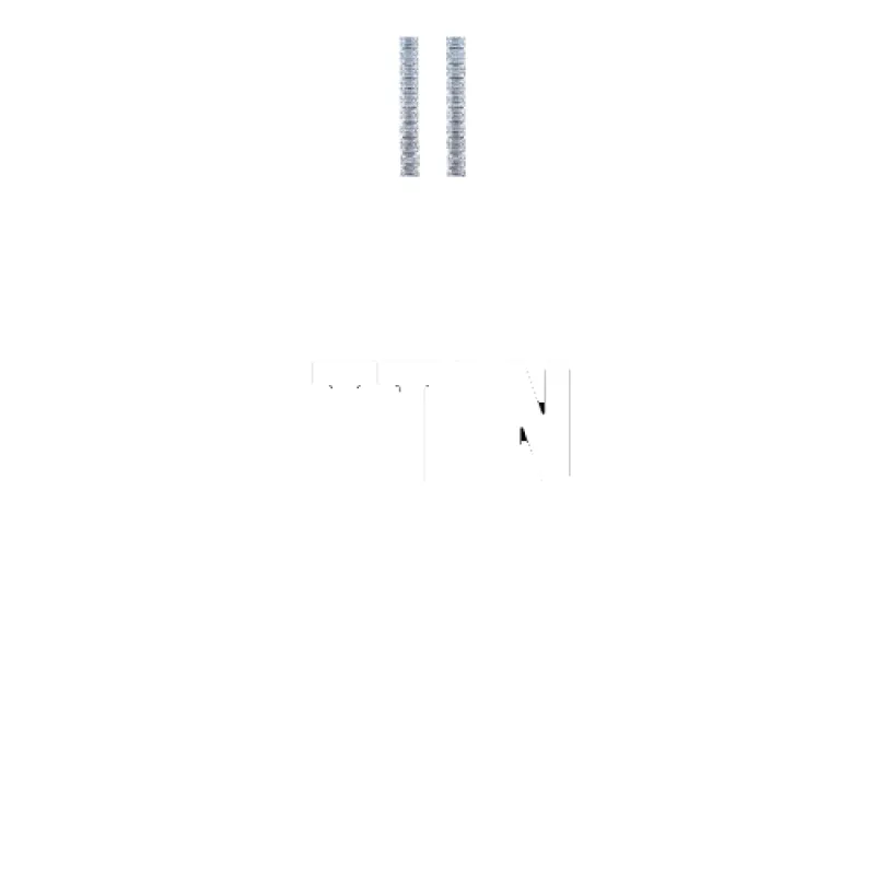 Custom Letters Baguette Two Layer Necklace sold by The GUU Shop