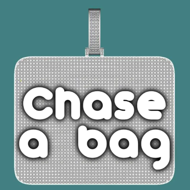 CUSTOM LETTER NECKLACE 3D BIG SQUARE sold by The GUU Shop