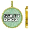 CUSTOM LETTER NECKLACE 3D BIG DISC sold by The GUU Shop