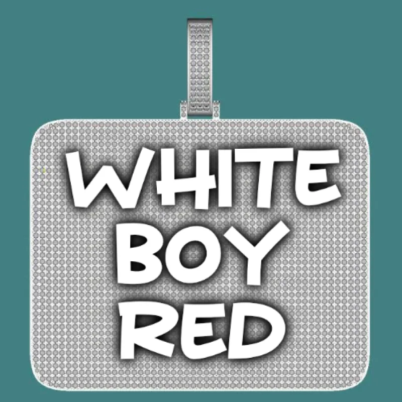 CUSTOM LETTER NECKLACE 3D BIG SQUARE sold by The GUU Shop