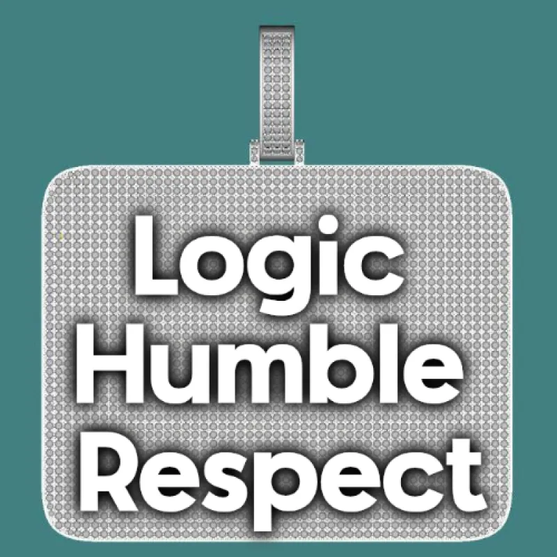 CUSTOM LETTER NECKLACE 3D BIG SQUARE sold by The GUU Shop