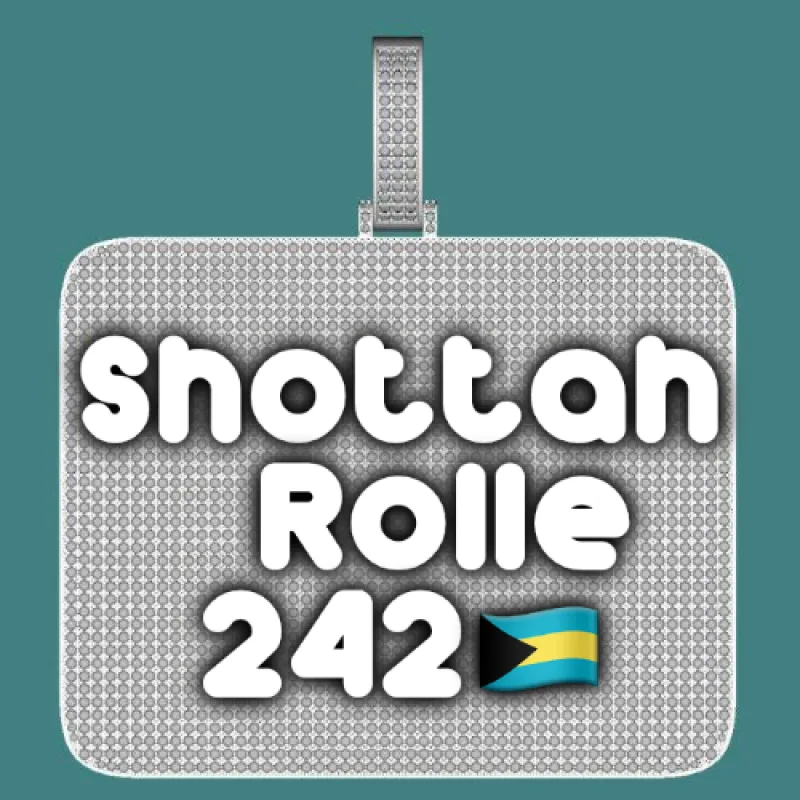 CUSTOM LETTER NECKLACE 3D BIG SQUARE sold by The GUU Shop