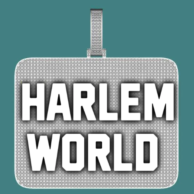 CUSTOM LETTER NECKLACE 3D BIG SQUARE sold by The GUU Shop