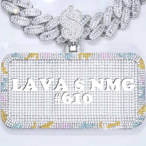 CUSTOM LETTER NECKLACE 3D COLORFUL SQUARE sold by The GUU Shop