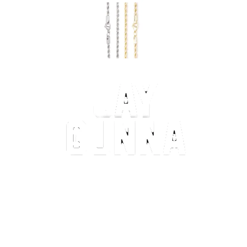 Custom Letters Baguette Two Layer Necklace made by The GUU Shop