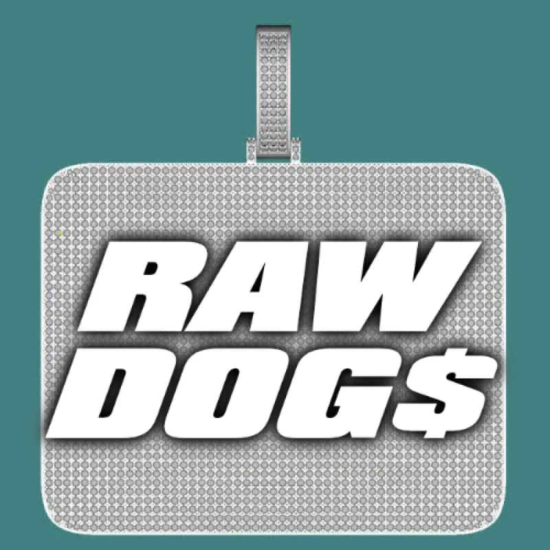 CUSTOM LETTER NECKLACE 3D BIG SQUARE sold by The GUU Shop