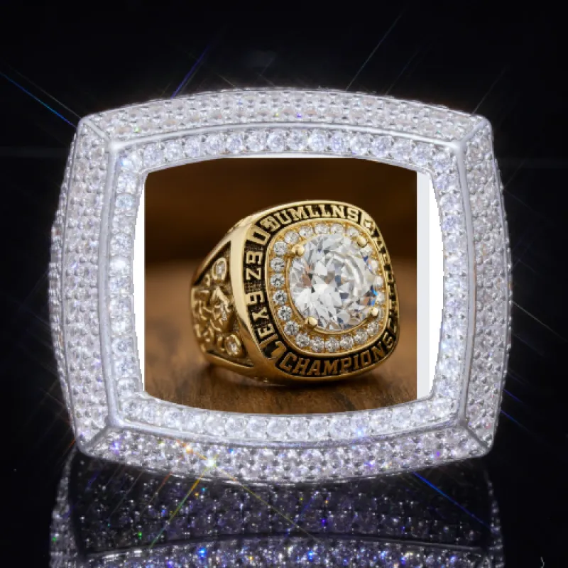 3D CUSTOM PICTURE ICED RING sold by The GUU Shop