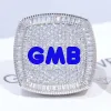CUSTOM LETTER 3D ICED RING sold by The GUU Shop