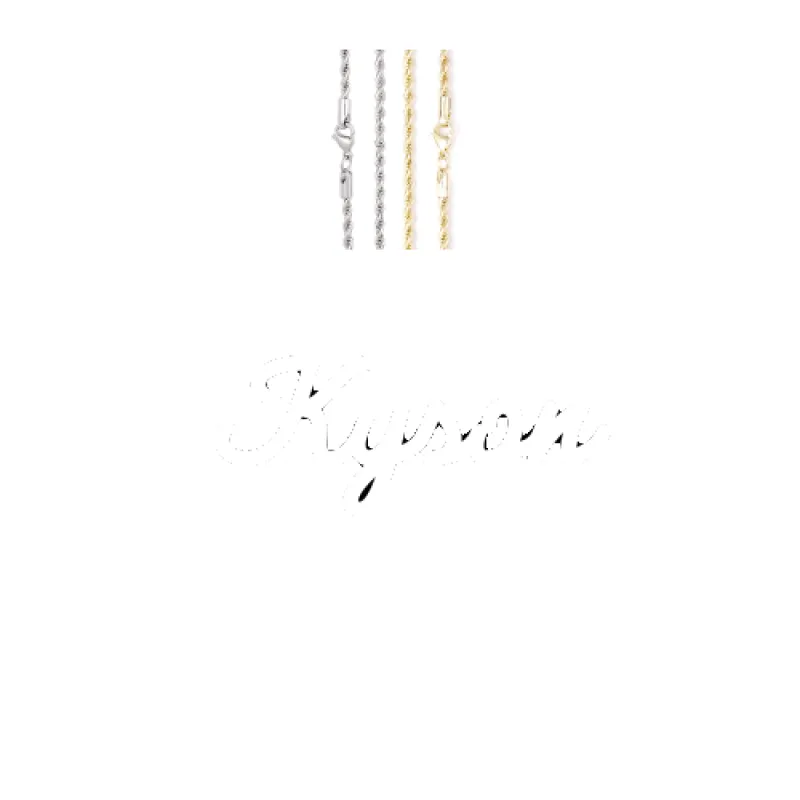 Script Custom Letter Necklace sold by The GUU Shop