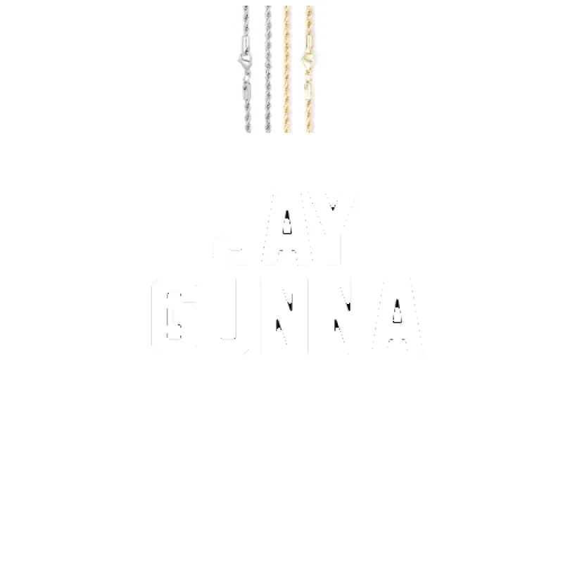 Custom Letters Baguette Two Layer Necklace made by The GUU Shop