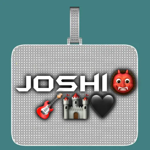 CUSTOM LETTER NECKLACE 3D BIG SQUARE sold by The GUU Shop