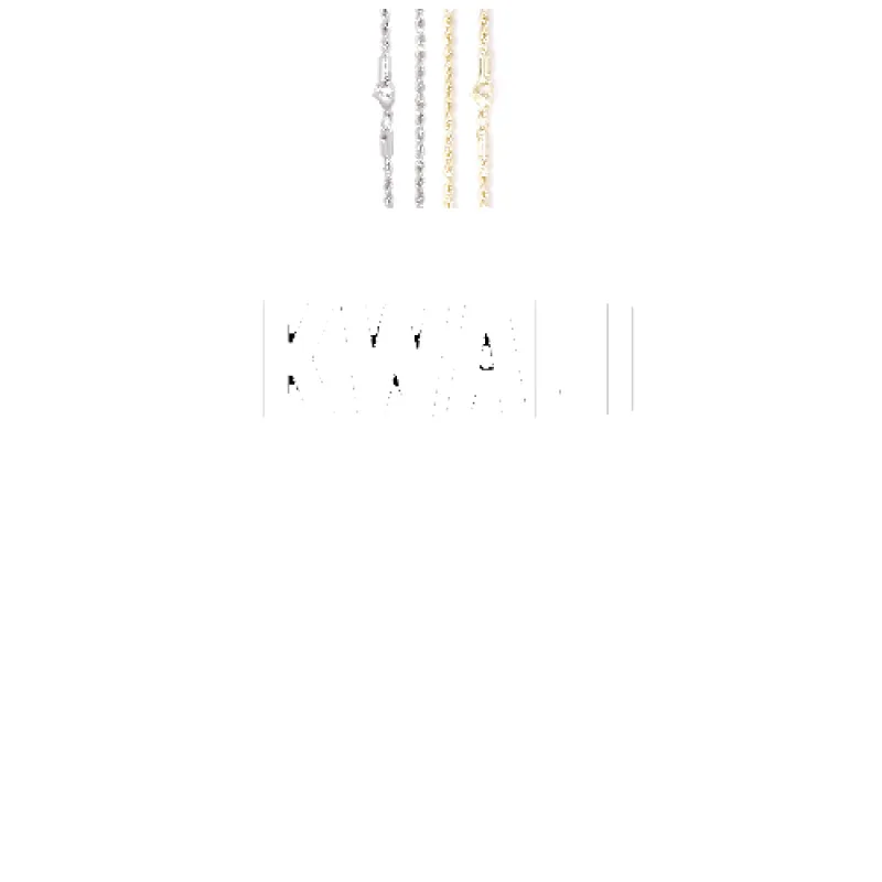 Custom Letters Baguette Two Layer Necklace sold by The GUU Shop