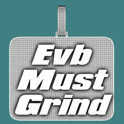 CUSTOM LETTER NECKLACE 3D BIG SQUARE sold by The GUU Shop