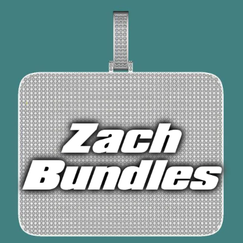 CUSTOM LETTER NECKLACE 3D BIG SQUARE sold by The GUU Shop