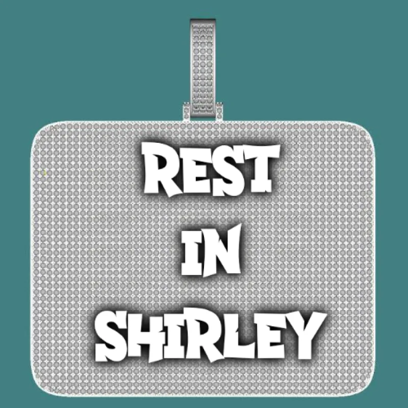 CUSTOM LETTER NECKLACE 3D BIG SQUARE sold by The GUU Shop