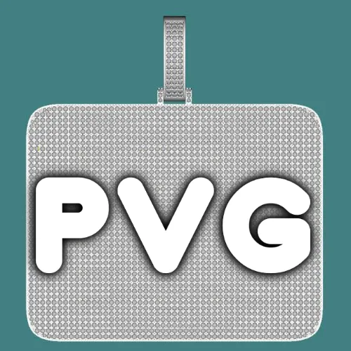 CUSTOM LETTER NECKLACE 3D BIG SQUARE sold by The GUU Shop