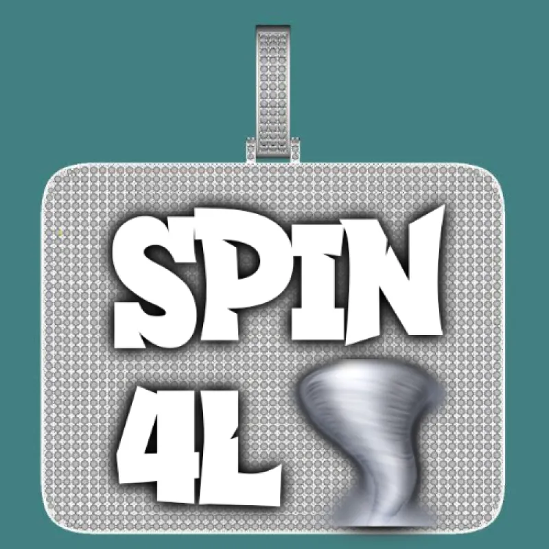 CUSTOM LETTER NECKLACE 3D BIG SQUARE sold by The GUU Shop