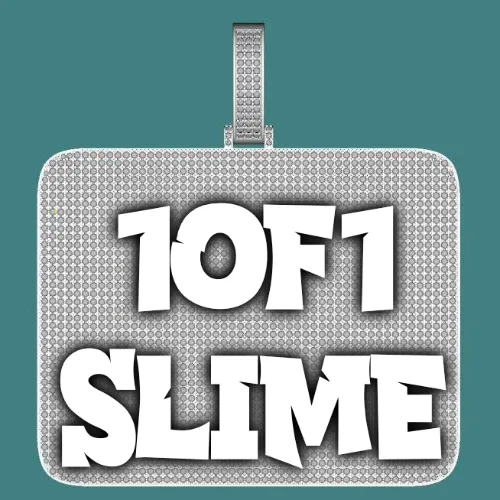 CUSTOM LETTER NECKLACE 3D BIG SQUARE sold by The GUU Shop