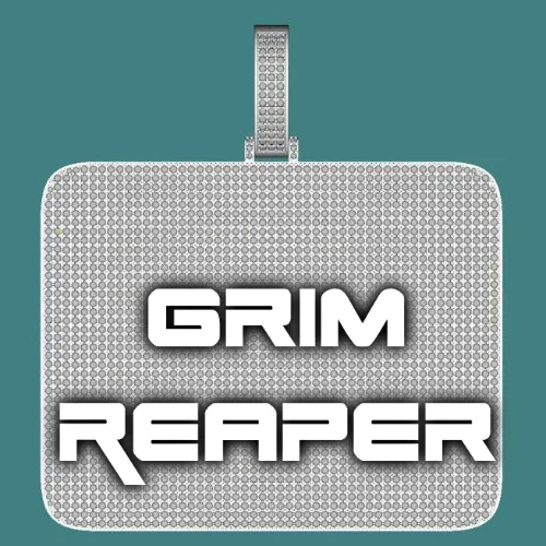 CUSTOM LETTER NECKLACE 3D BIG SQUARE sold by The GUU Shop