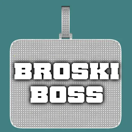 CUSTOM LETTER NECKLACE 3D BIG SQUARE sold by The GUU Shop