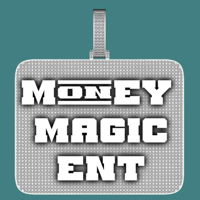 CUSTOM LETTER NECKLACE 3D BIG SQUARE sold by The GUU Shop