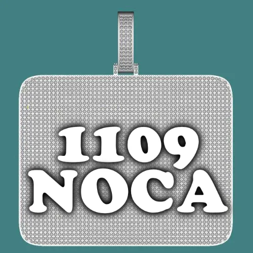 CUSTOM LETTER NECKLACE 3D BIG SQUARE sold by The GUU Shop