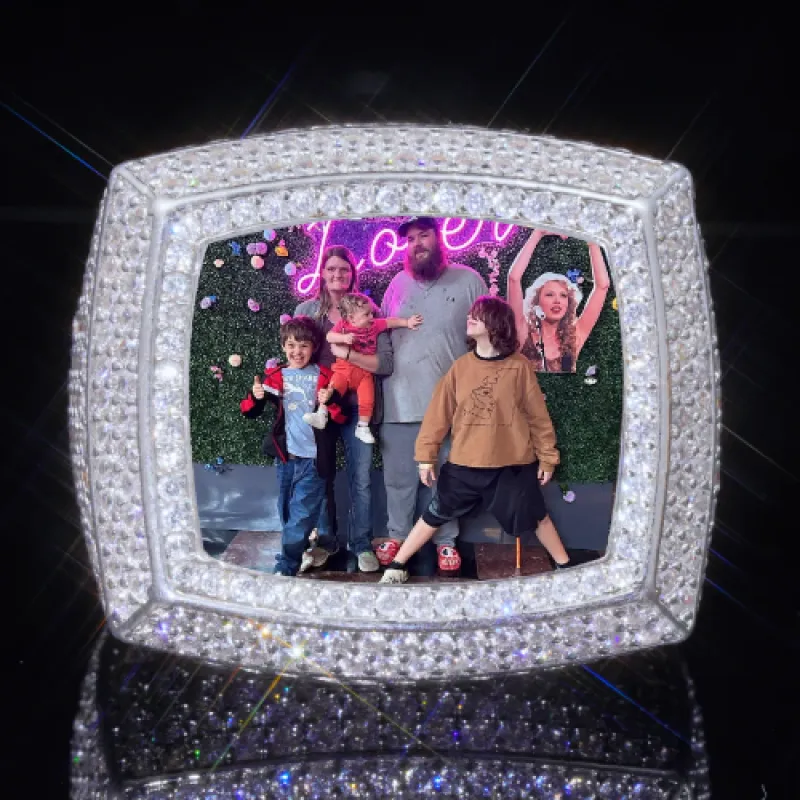 3D CUSTOM PICTURE ICED RING sold by The GUU Shop