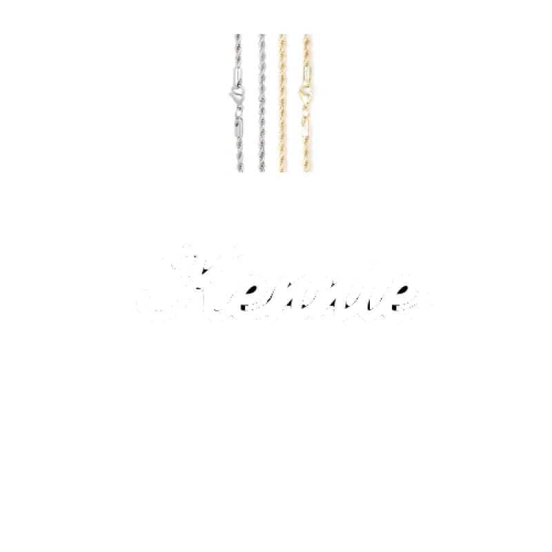 Script Custom Letter Necklace sold by The GUU Shop