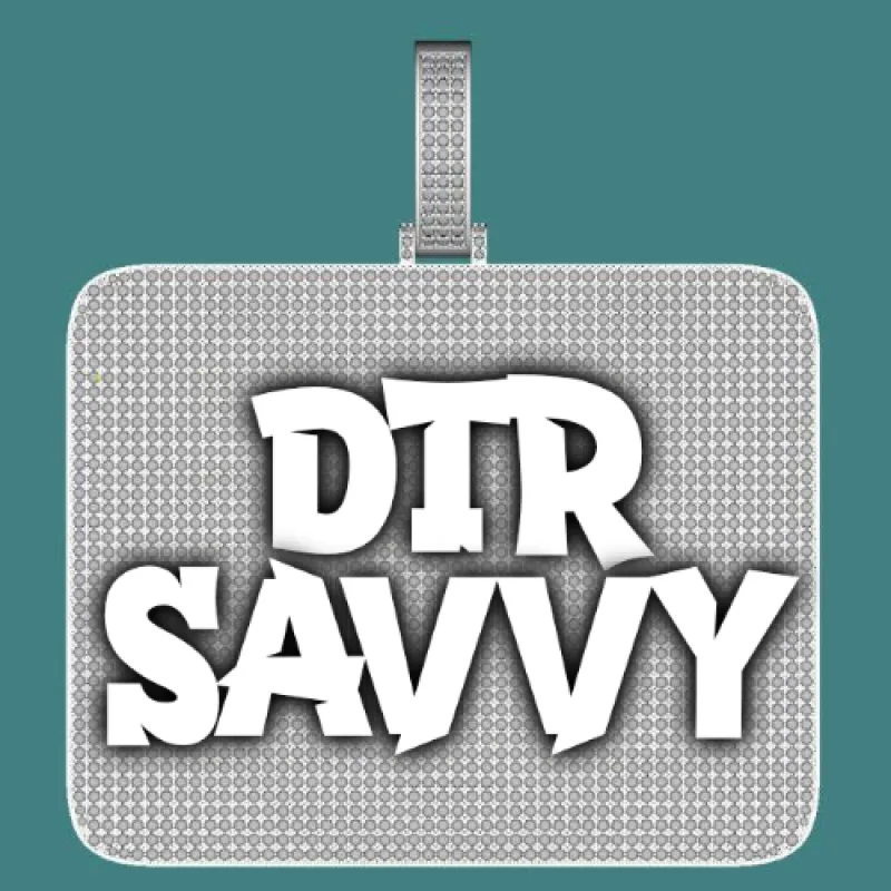 CUSTOM LETTER NECKLACE 3D BIG SQUARE sold by The GUU Shop