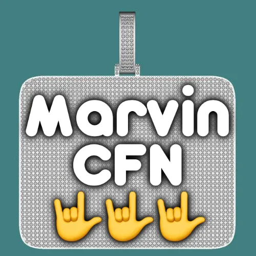 CUSTOM LETTER NECKLACE 3D BIG SQUARE sold by The GUU Shop