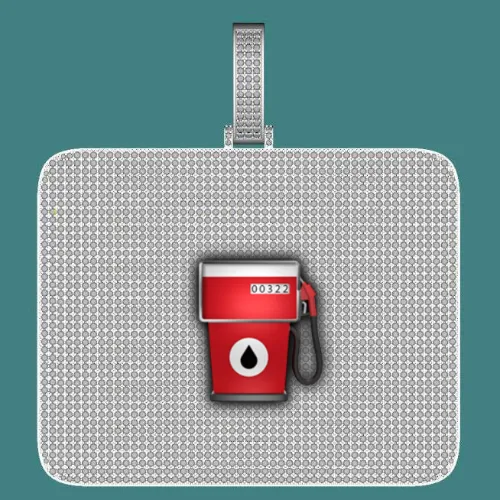 CUSTOM LETTER NECKLACE 3D BIG SQUARE sold by The GUU Shop