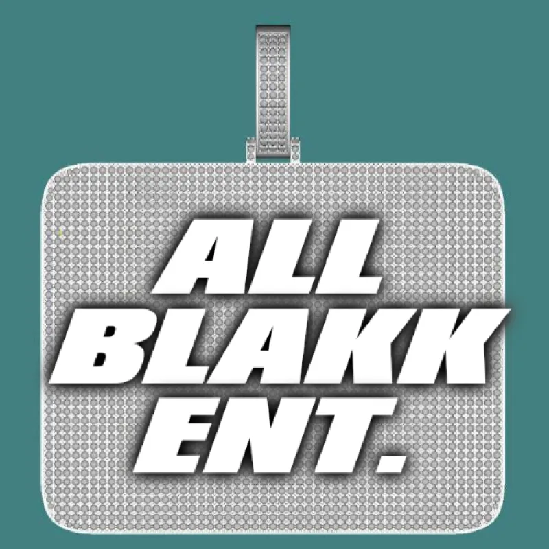 CUSTOM LETTER NECKLACE 3D BIG SQUARE sold by The GUU Shop