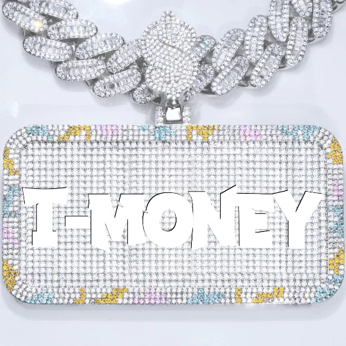 CUSTOM LETTER NECKLACE 3D COLORFUL SQUARE sold by The GUU Shop