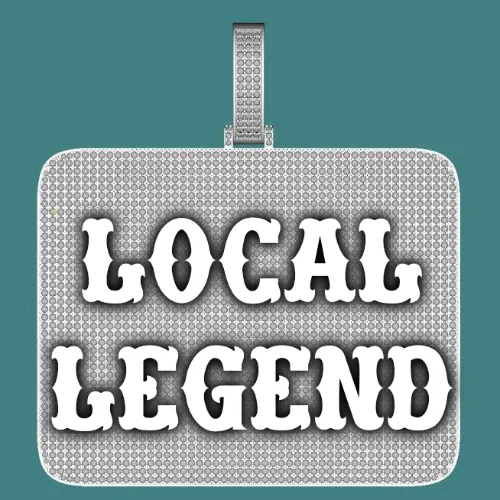 CUSTOM LETTER NECKLACE 3D BIG SQUARE sold by The GUU Shop