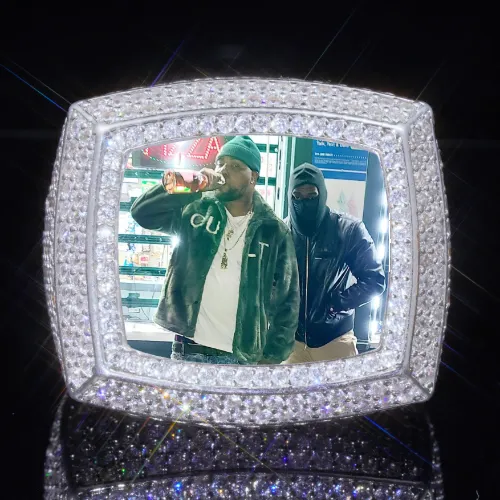 3D CUSTOM PICTURE ICED RING sold by The GUU Shop