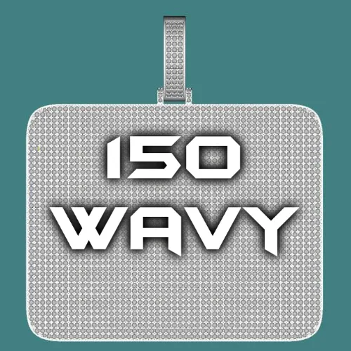 CUSTOM LETTER NECKLACE 3D BIG SQUARE sold by The GUU Shop