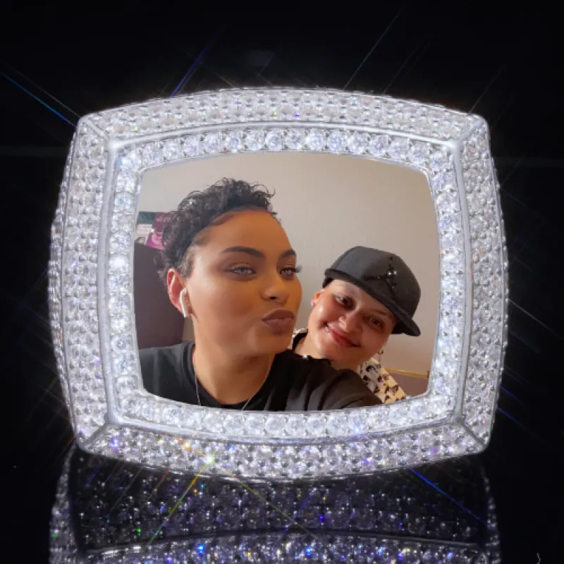 3D CUSTOM PICTURE ICED RING sold by The GUU Shop