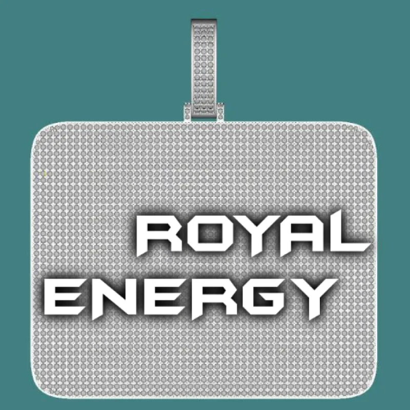 CUSTOM LETTER NECKLACE 3D BIG SQUARE sold by The GUU Shop